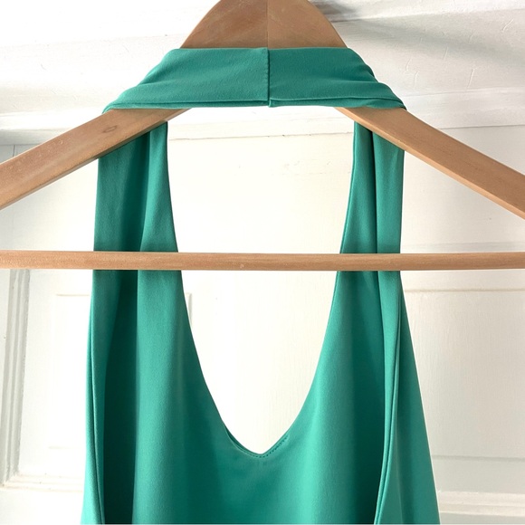 Patagonia Morning Glory Halter Neck Athletic Dress Teal Green Size M - Picture 7 of 10